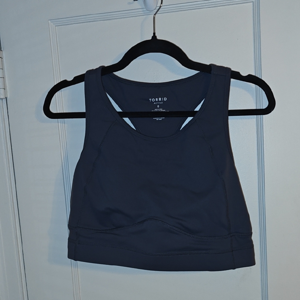 Torrid Charcoal Sports Bra